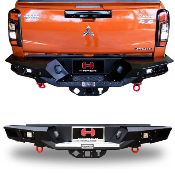 Mitsubishi L200 2019+ Iron Rear Bumper Hamer Type (Nova Series)