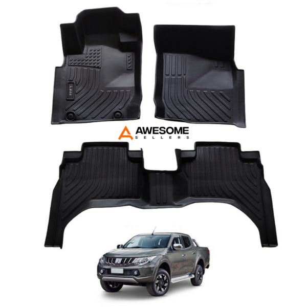 Mitsubishi L200 (Triton) Rubber Mats Set