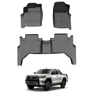 Toyota Hilux (Revo Rocco) Rubber Mats Set