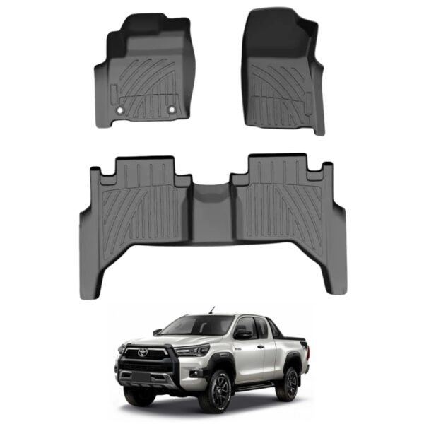 Toyota Hilux (Revo Rocco) Rubber Mats Set