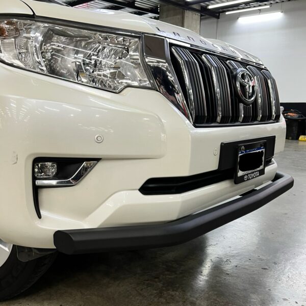 Strong inox front bumper for Toyota Prado