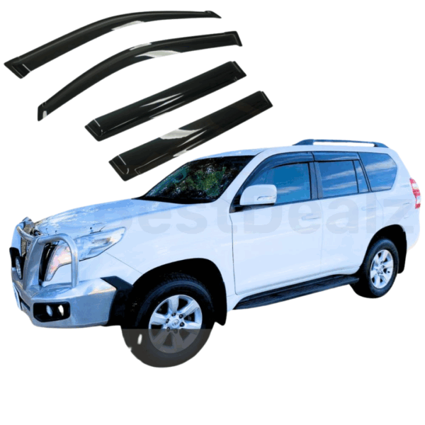Weather Shields Fits Toyota Landcruiser Prado 150 Series 2009 - 2023