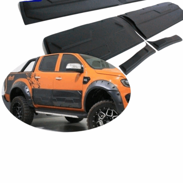 Side Monster Cladding Black FITS Ford Ranger 2012-2020