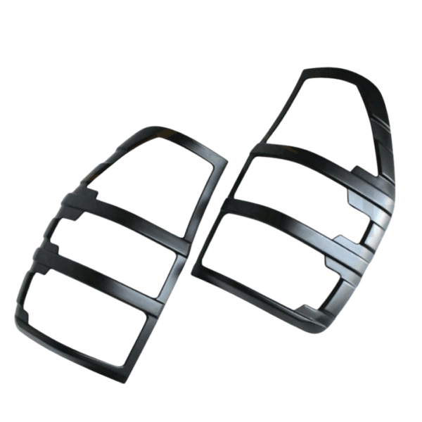 Matte Black Tail Rear Light Trim Cover Protector Suits Ford Ranger
