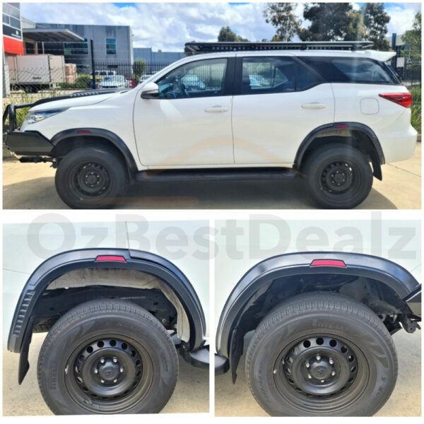 Thin Slim Fenders Flares suits Toyota Fortuner 2016+