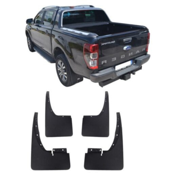 Ford Ranger (T6/T7/T8) 2012+ Front-Rear Mudguards Set