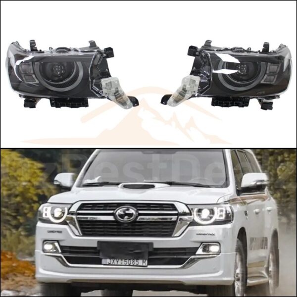 LED DRL Head Lights Lamp Suits Toyota Landcruiser 200 series 2016+
