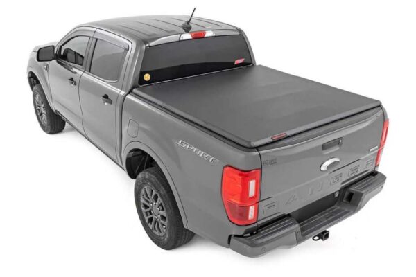 Tri-Fold Soft Bed Cover for Ford Ranger