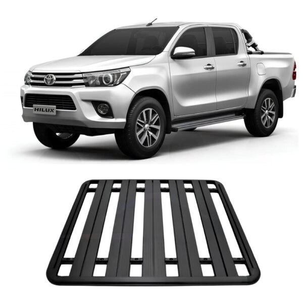 Toyota Hilux 2015+ Aluminum Roof Rack – [Flat]
