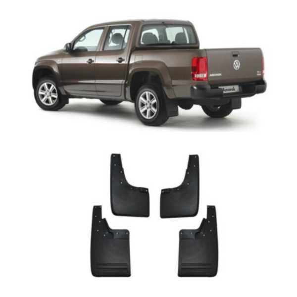 Volkswagen Amarok 2010+ Front-Rear Mudguards Set